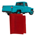 Lente Da Lanterna Traseira Rural F-75 1960/1979 Tampa Oferta