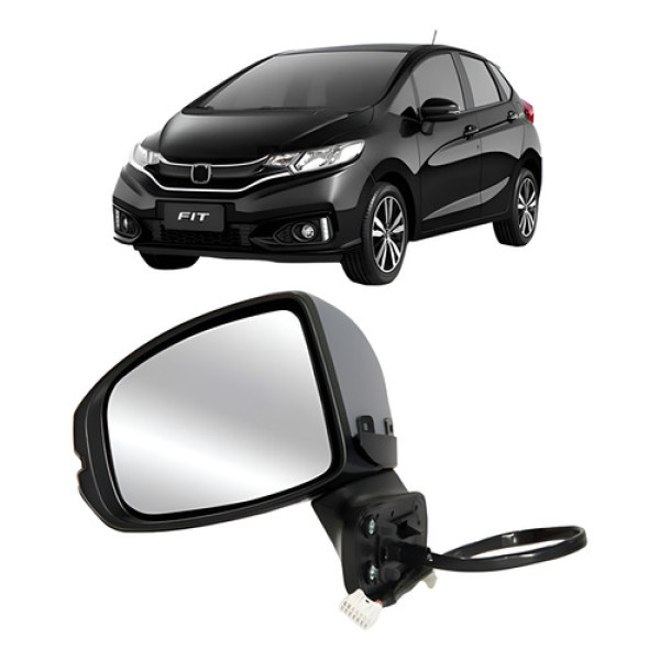 Retrovisor Elétrico Fit/ Wrv C/ Aquecedor E Pisca 14 A 2021