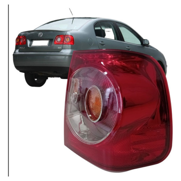 Lanterna Traseira Polo Sedan 2007 A 2011 Canto Lado Direito