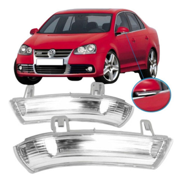 Par Pisca Retrovisor Jetta 2007 2008 2009 2010
