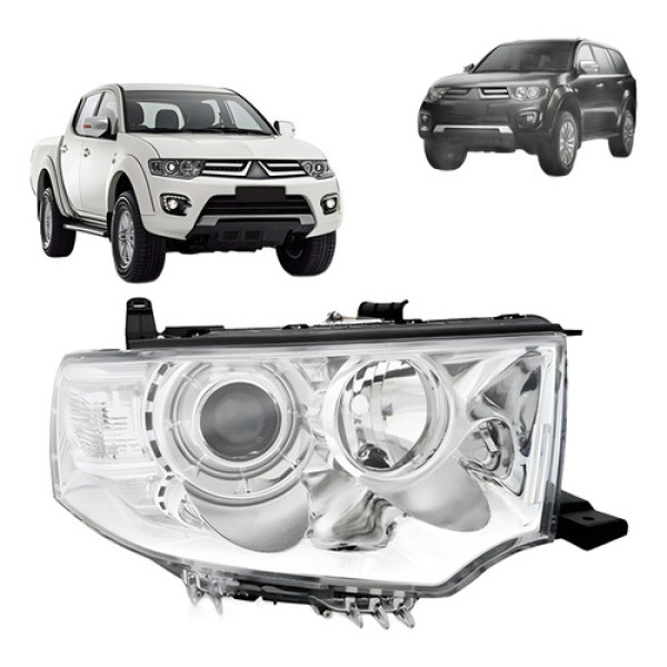 Farol Para Mitsubishi L200 Triton 2012 13 14 15 2016