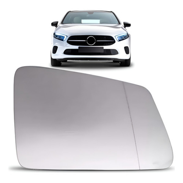 Lente Retrovisor Classe A 200/250 2014 A 2018 C/aquecedor Direito/passageiro
