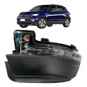 Capa Inferior Retrovisor T-cross 2019 2020 Com Pisca Sem Luz