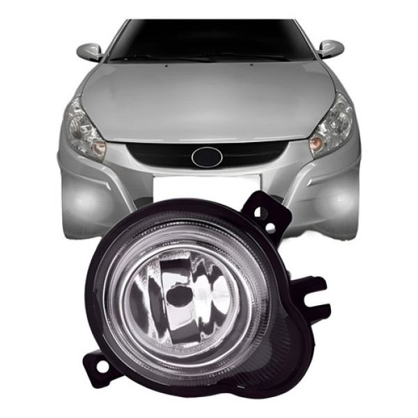 Farol Milha Auxiliar Jac J3 2010 2011 2012 2013 Hatch Sedan