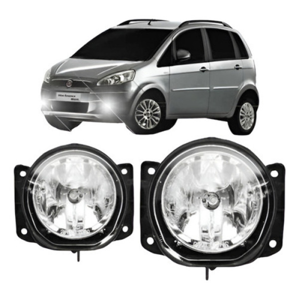 Par Farol Milha Fiat Idea 2005 2006 2007 2008 2009 2010