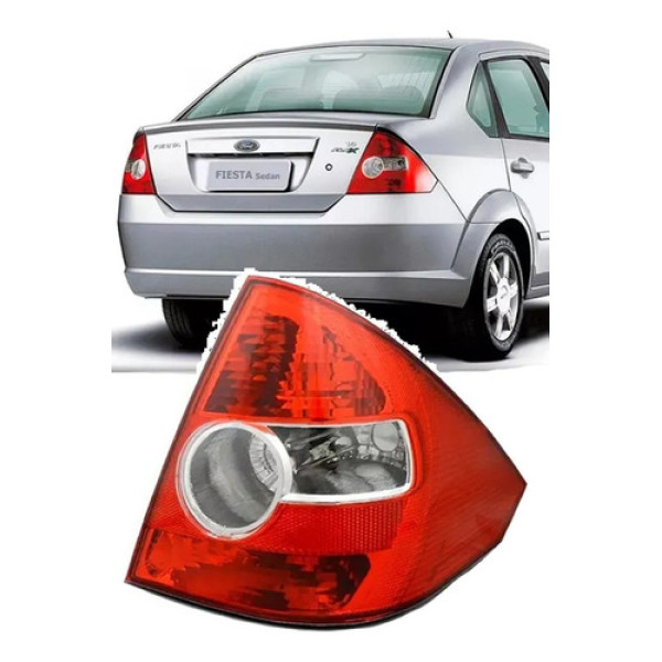 Lanterna Traseira Ford Fiesta Sedan 2003 A 2010 Lado