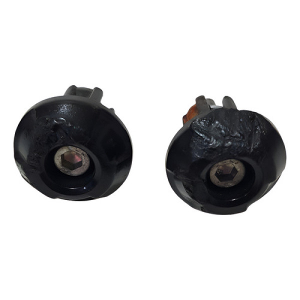 Par Peso Guidao Yamaha Fz15 23/25 Original Avaria 54642 Preto