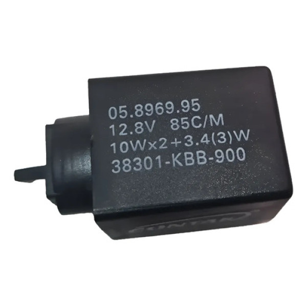 Relé Pisca 3 Pinos Para Pisca De Led 12 Volts Paralelo 12.8v