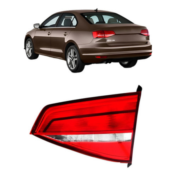 Lanterna Traseira Mala Jetta 2015 A 2018