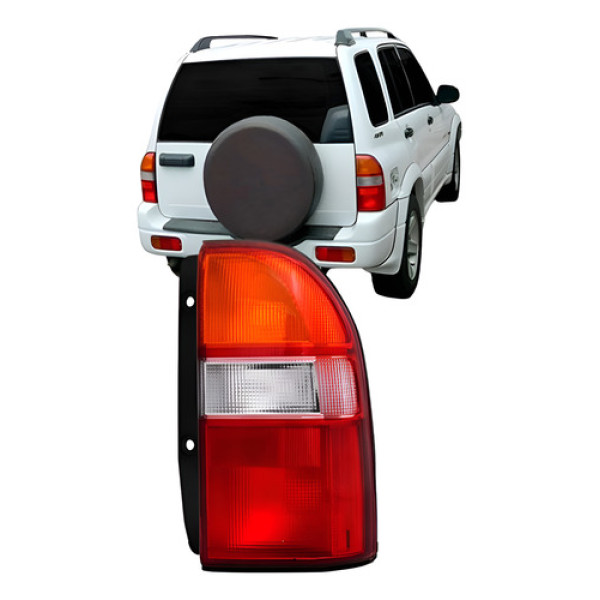 Lanterna Traseira Grand Vitara 1998 A 2002 Tricolor