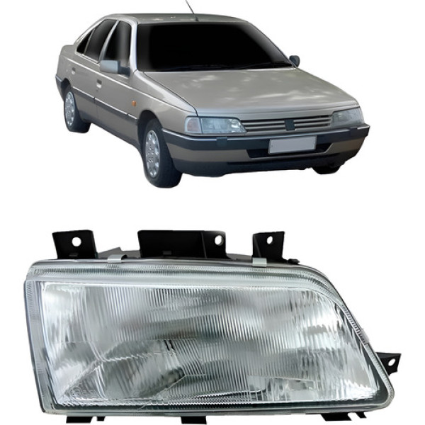 Farol Peugeot 405 1994 1995 1996 1997 Foco Simples Oferta