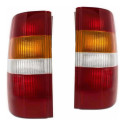 Par Lanterna Traseira Ford Courier C/ Soquete Tricolor