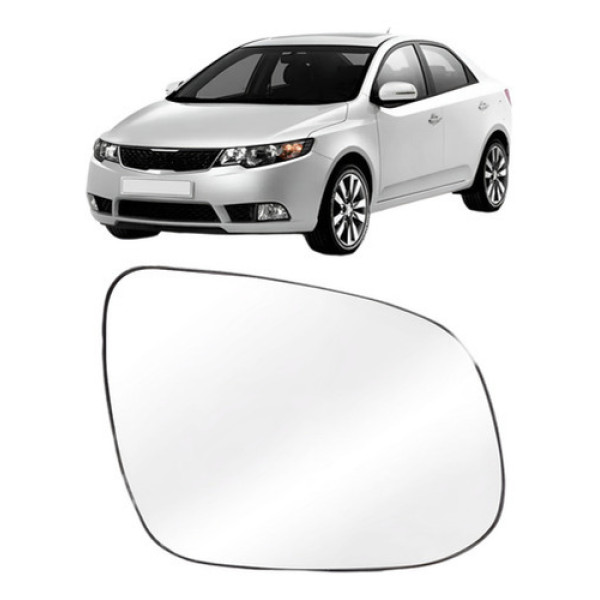 Lente Retrovisor Para Kia Cerato 2009 Até 2013