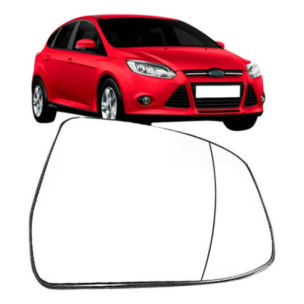 Lente Retrovisor Focus 2008 A 11 12 13 2014 Térmico Asféri