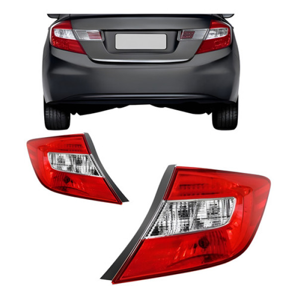 Sinaleira Traseira Honda Civic 2012 2013 2014