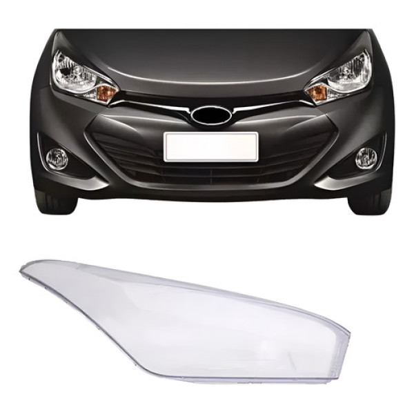 Lente Farol Hyundai Hb20 2013 2014 15 16 17 18 2019 Direito
