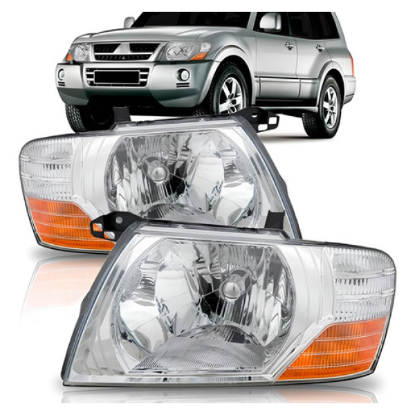 Farolete Pajero Full 2003 2004 2005 2006 2007 Cromado Depo