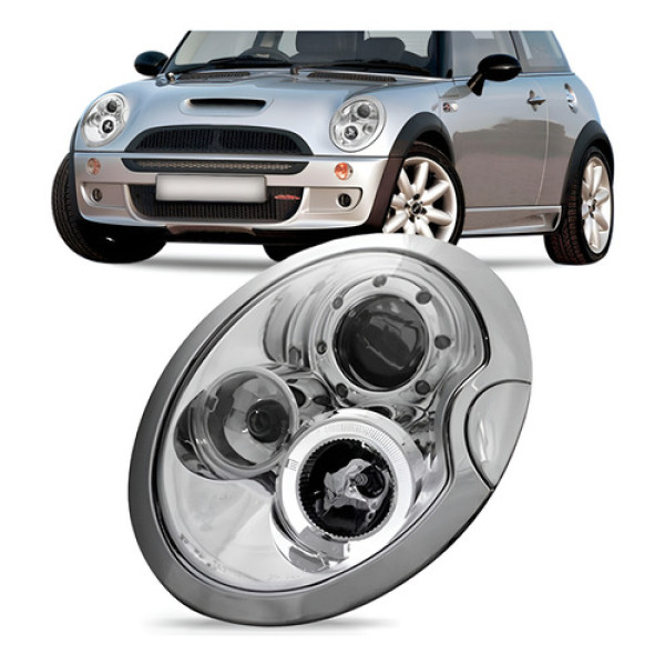 Farol Mini Cooper 2001 A 2004 Eletrico Tyc