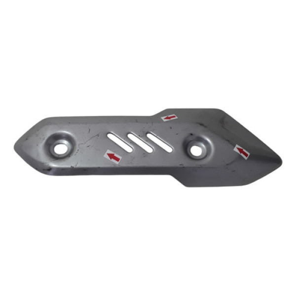 Protetor Escapamento Honda Elite 125 25/25 Ori Detalhe 56465