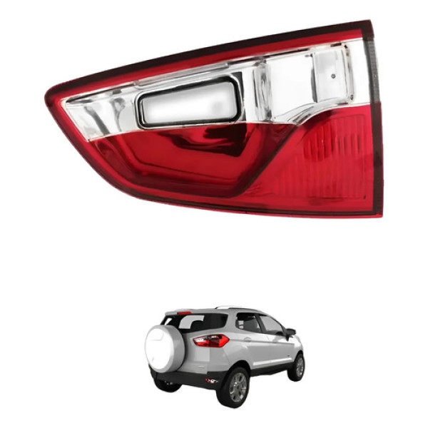 Lanterna Traseira Dir Tampa Mala Ford Ecosport 2013 A 2021 Direito/passageiro Bicolor