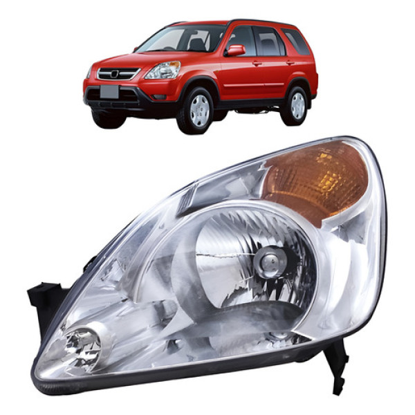 Farol Crv 2002 2003 2004 Cromado Pisca Ambar