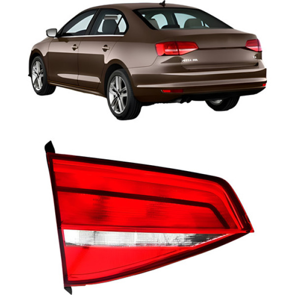 Lanterna Traseira Mala Jetta 2015 A 2018