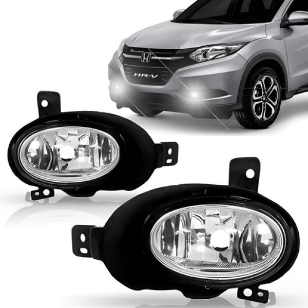 Par Farol Milha Auxiliar Hrv 2015 2016 2017 Com Suporte.