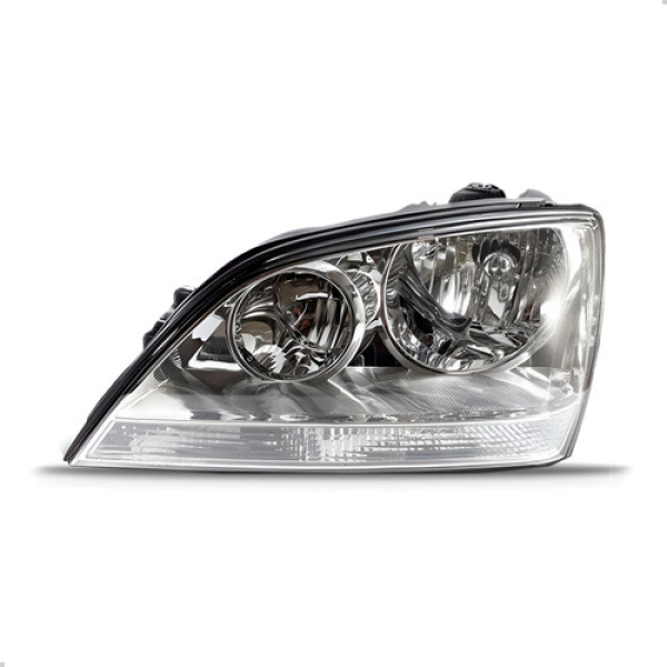 Farol Kia Sorento 2005-2009 Cromado Depo Esquerdo/motorista