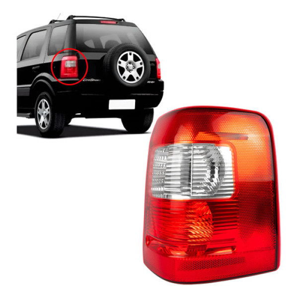 Lanterna Traseira Ecosport 2004 2005 2006 2007 Bicolor Lado