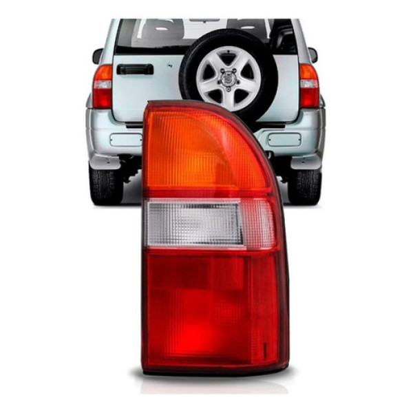Lanterna Traseira Tracker 1998 A 2006 Tricolor