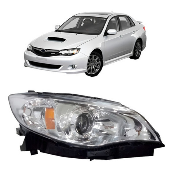 Farol Subaru Impreza 2008 2009 2010 2011 Cromado Direito/passageiro