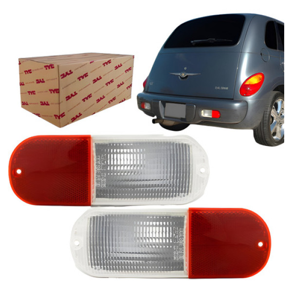 Lanterna Parachoque Traseiro Pt Cruiser 01 02 03 04 05 Tyc Ambos Lados Vermelho