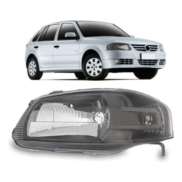 Farol Gol G4 2005 2006 2007 2008 Cinza Escuro