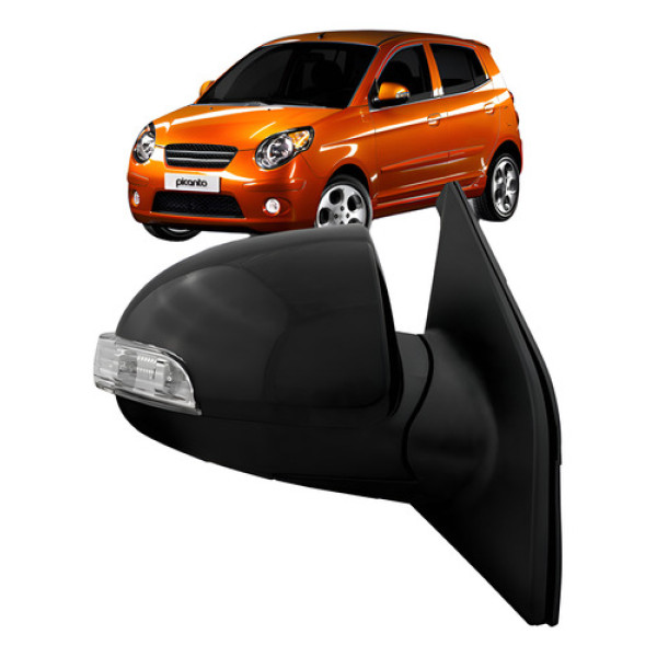 Retrovisor kia picanto ano 2008/2010 C/ Pisca Eletrico.