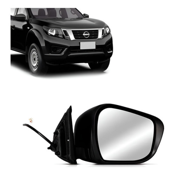 Retrovisor Frontier 2017 2018 2019 Eletrico Capa Texturizada