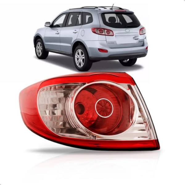 Lanterna Hyundai Santa Fe Esquerdo 2011 2012 2013 Canto