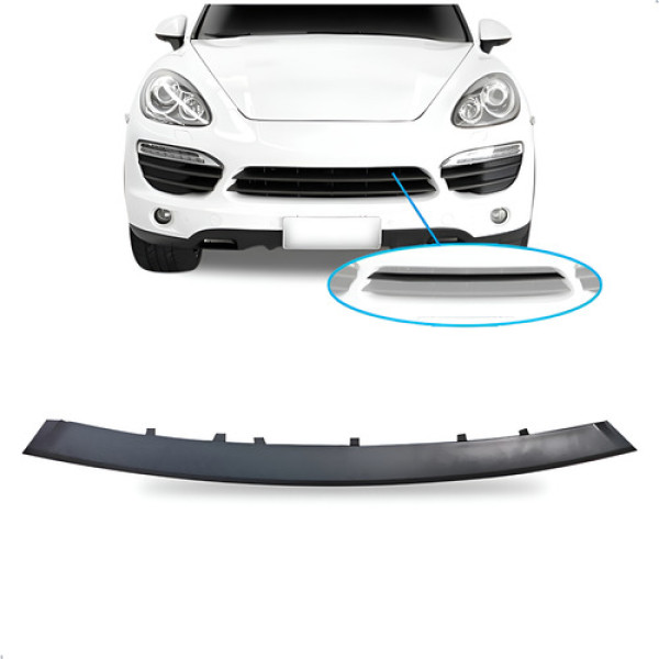 Grade Central Superior Parachoque Cayenne Gts 2011-2014