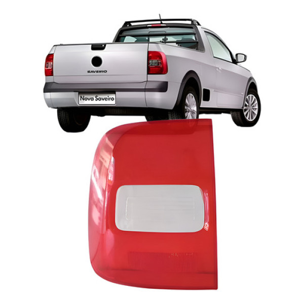 Lente Lanterna Traseira Para Vw Saveiro 2010 2011 A 2016