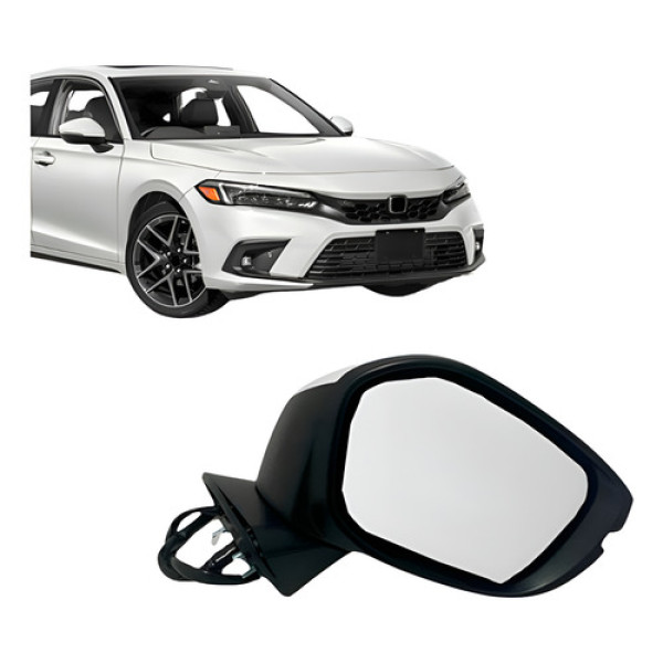 Retrovisor Externo Civic 2023 2024 Elétrico Retrátil C/pis
