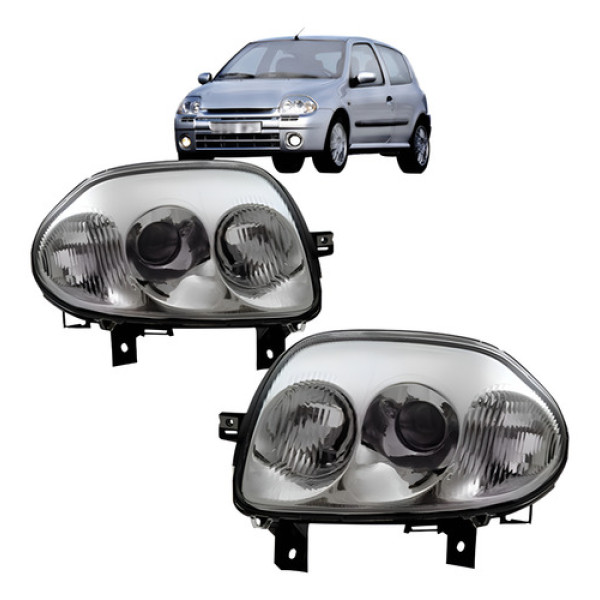 Farol Farolete Clio 1998 1999 2000 2001 Foco Duplo Promoção