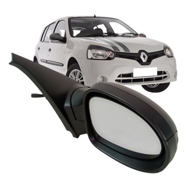 Retrovisor Renault Clio 2013 2014 2015 Manual Direito