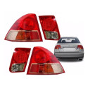Jogo De Lanternas Traseiras Canto + Mala Civic 2004 A 2006 Esquerdo/motorista Bicolor