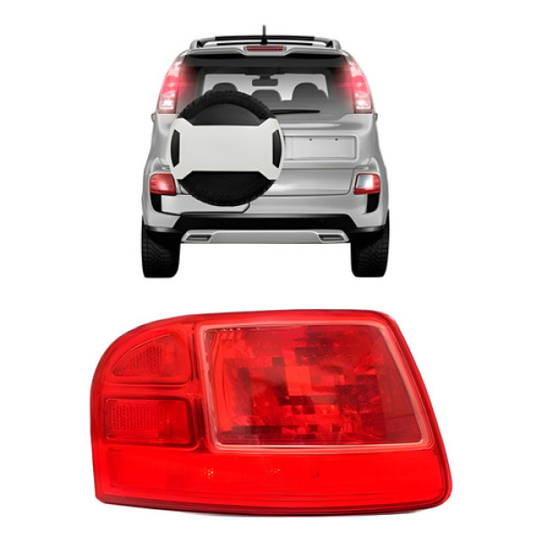 Refletor Parachoque Traseiro Aircross 2011 12 13 14 2015