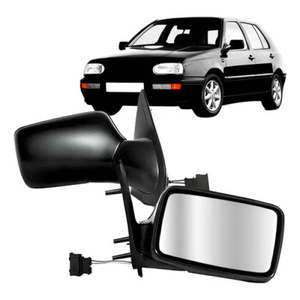 Par Retrovisor Vw Golf 1995 1996 1997 1998 C/ Controle