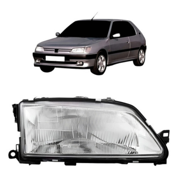Farol Para Peugeot 306 93 1994 1995 1996 97 Modelo Original