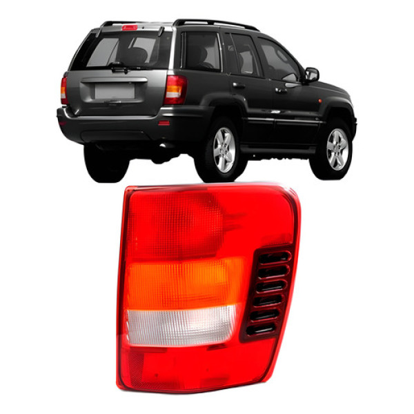 Lanterna Traseira Grand Cherokee 1999 A 2004 Tricolor