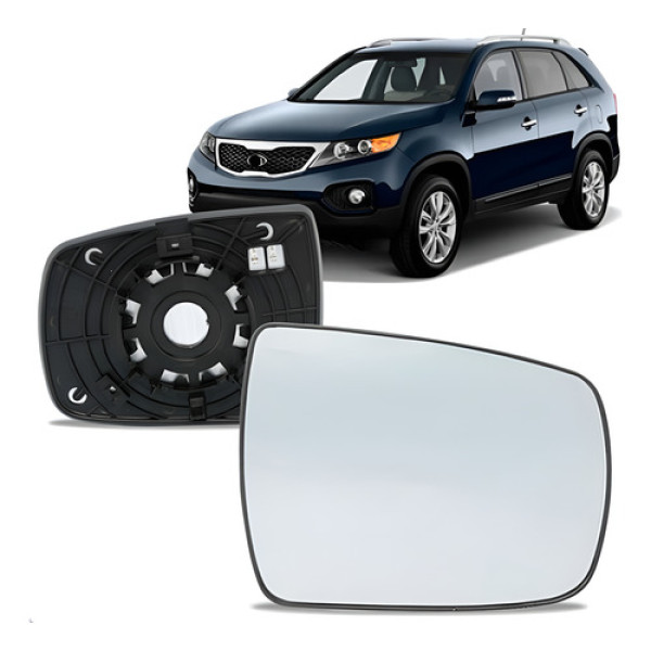 Par Lente Retrovisor Para Kia Sorento 2010 Até 2015
