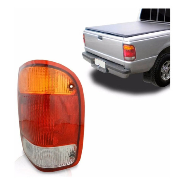 Lanterna Traseira Ranger 1998 99 00 01 02 2003 Tricolor Lado