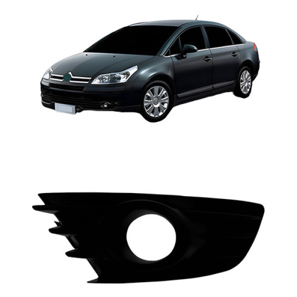 Moldura Grade Citroen C4 Pallas & Hatch 2008 A 2012 C/ Furo