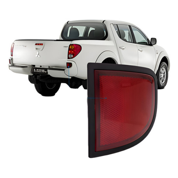Defletor Aplique Traseiro L200 Triton 2007 A 2015 Direita